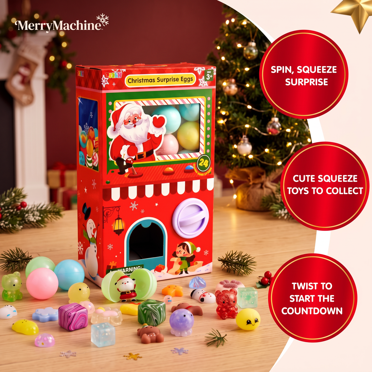 MerryMachine™ Christmas Squishy Advent Calendar
